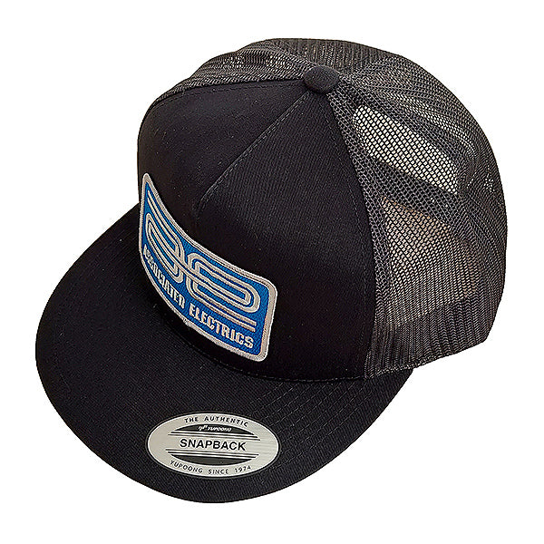 TEAM ASSOCIATED AE LOGO BLACK TRUCKER HAT/CAP FLAT BILL