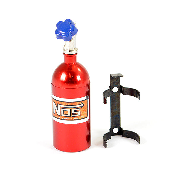 FASTRAX ALUMINUM NOS NITROUS BOTTLE &amp; MOUNT - RED