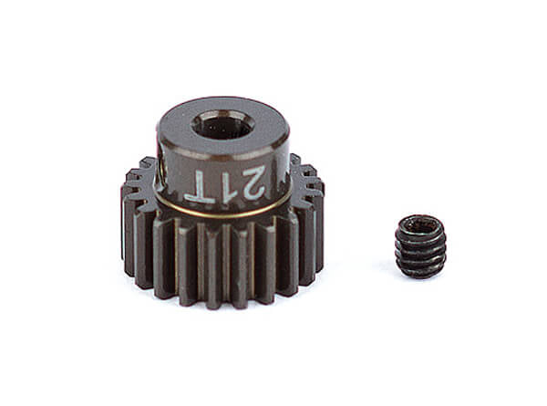 ASSOCIATED FACTORY TEAM ALUM. PINION GEAR 21T 48DP 1/8&quot;SHAFT