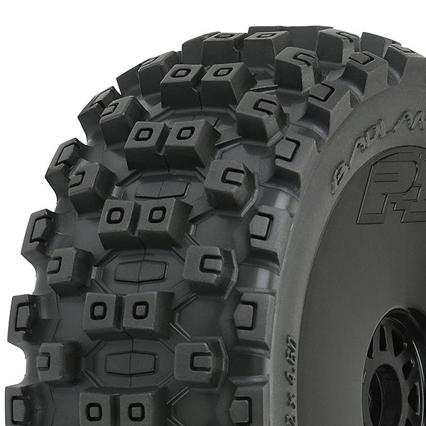 PROLINE 'BADLANDS MX' M2 PRE- MOUNT VELOCITY BLACK WHEELS PR