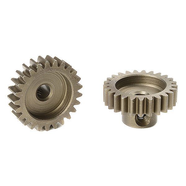 CORALLY M0.6 PINION SHORT HARDENED STEEL 25 TEETH SHAFT DIA. 3.17mm