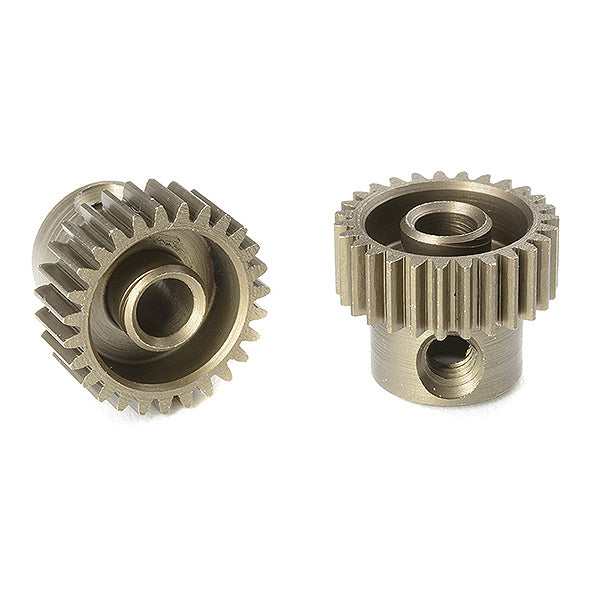 CORALLY 64 DP PINION SHORT HARDENED STEEL 27 TEETH SHAFT DIA. 3.17MM