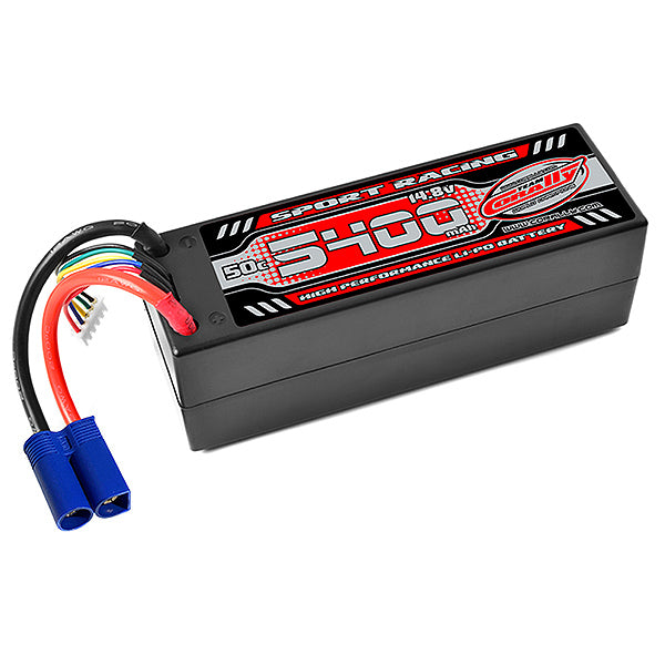 CORALLY POWER RACING 50C LIPO BATTERY 5400MAH 14.8V EC5 4S