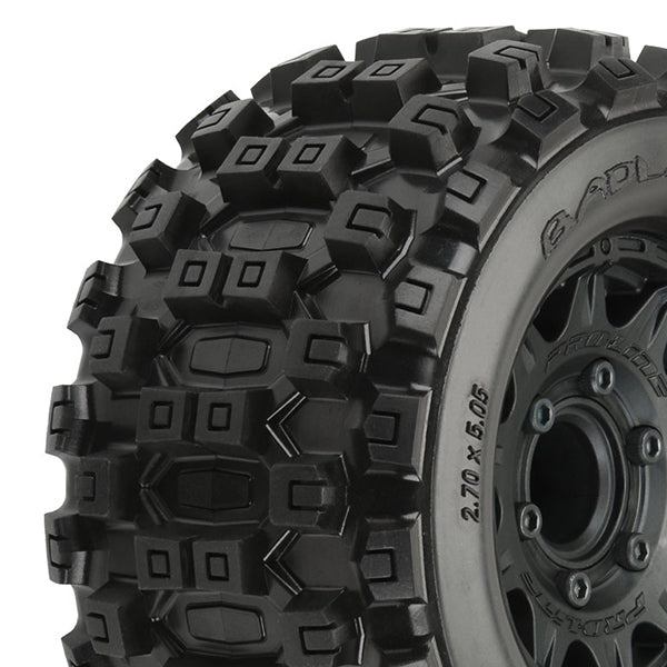 PROLINE BADLANDS MX28 2.8" All TERRAIN TYRES BLK RAID WHEEL 6x30