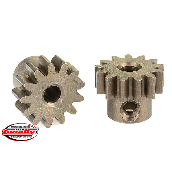 CORALLY 32 DP PINION SHORT HARDENED STEEL 13 TEETH SHAFT DIA. 3.17mm