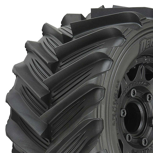 PROLINE DEMOLISHER 2.8&quot; TYRES RAID BLK 6X30 R/HEX 12MM WHEEL