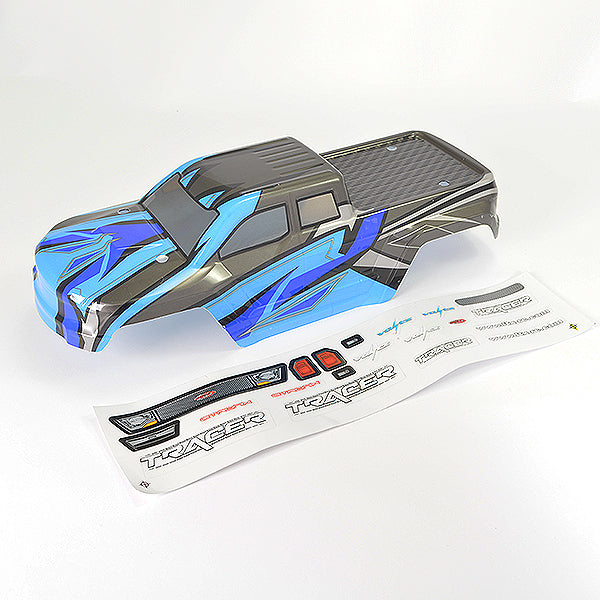 FTX TRACER MONSTER TRUCK BODY &amp; DECAL - BLUE