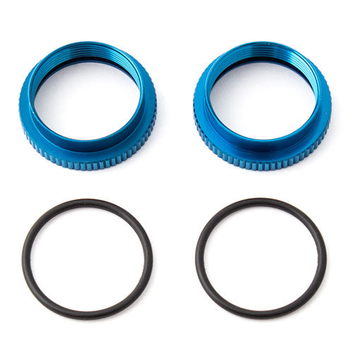 TEAM ASSOCIATED RC8B3/RC8B3.1//RC8B3.2 SHOCK SPRING COLLARS 20MM (2)