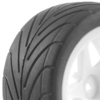 Fastrax 1/10th Mounted Buggy Tyres Lp &#39;Arrow&#39; Rear