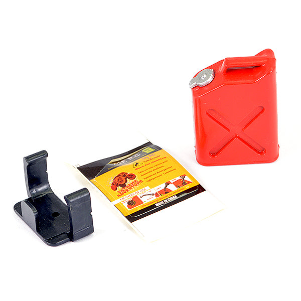 FASTRAX PAINTED FUEL JERRY CAN &amp; MOUNT - RED