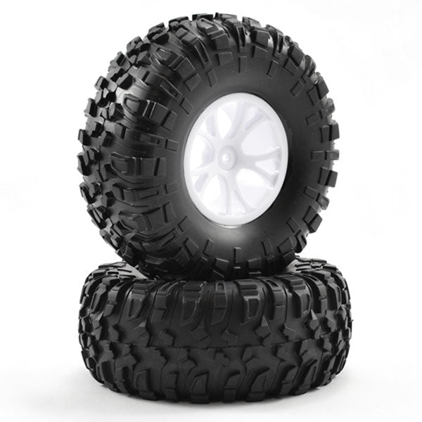 FTX OUTLAW PRE-MOUNTED WHEELS &amp; TYRES - WHITE