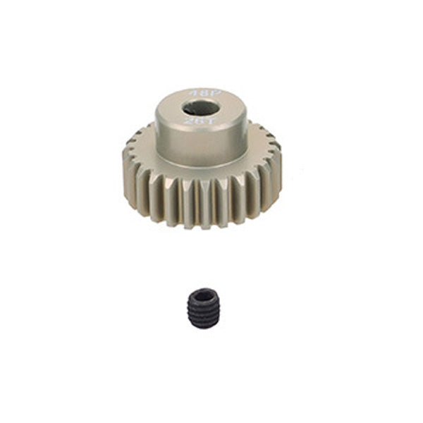 FASTRAX 48DP 26T ALUMINIUM 7075 PINION GEAR