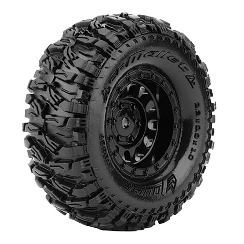 LOUISE RC CR MALLET 1/18,1/24 FR/RR 1.0&quot; CRAWLER TYRE/WHEELS