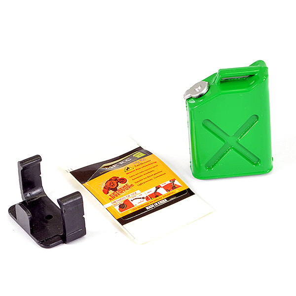 FASTRAX PAINTED FUEL JERRY CAN &amp; MOUNT - GREEN