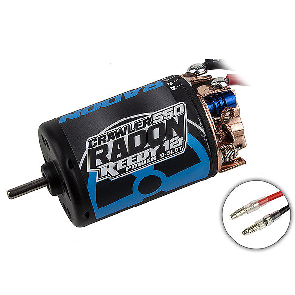 REEDY RADON 2 CRAWLER 550 12T 5 SLOT 1850KV BRUSHED MOTOR