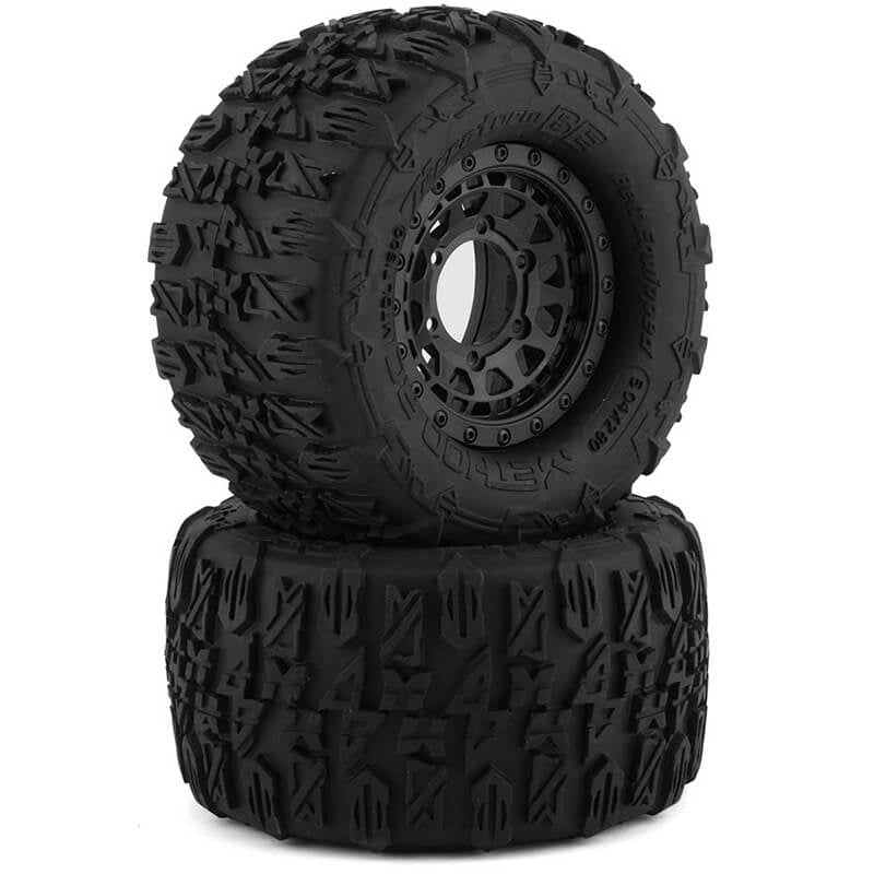 METHOD TERRAFORM BELTED 1/10MT TYRES ON ARRAY BEADLOCK RIMS