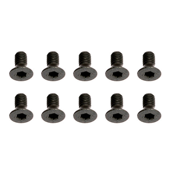 Team Associated M3 X 0.5 X 6 FHCS Screws (10)