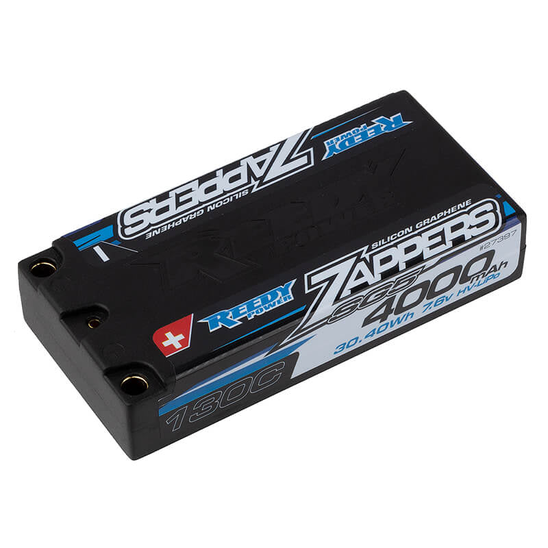 REEDY ZAPPERS &#39;SG5&#39; 4000MAH 130C 7.6V LP SHORTY LIPO BATTERY