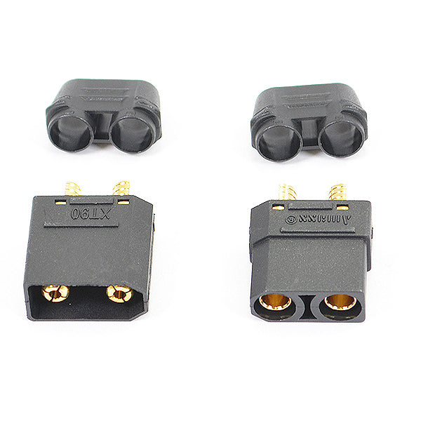 ETRONIX XT-90 CONNECTOR (MALE/FEMALE) BLACK