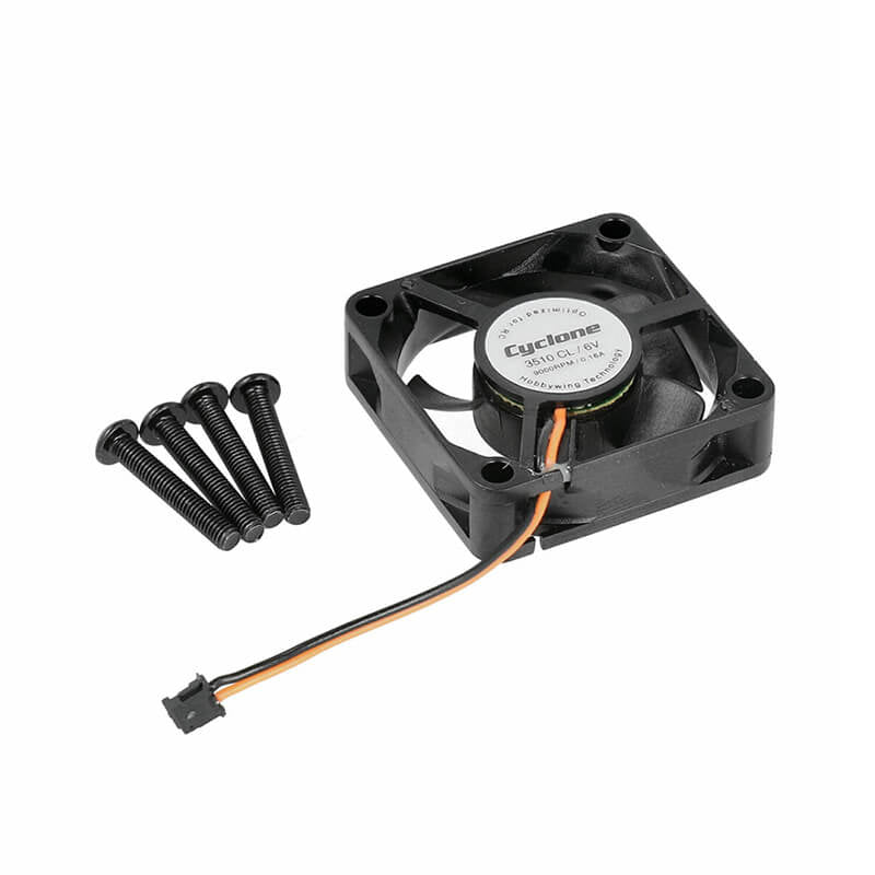 HOBBYWING FAN P3510 ZH2Y 35X35 6V 9,000RPM BLACK A (MAX6 G2)
