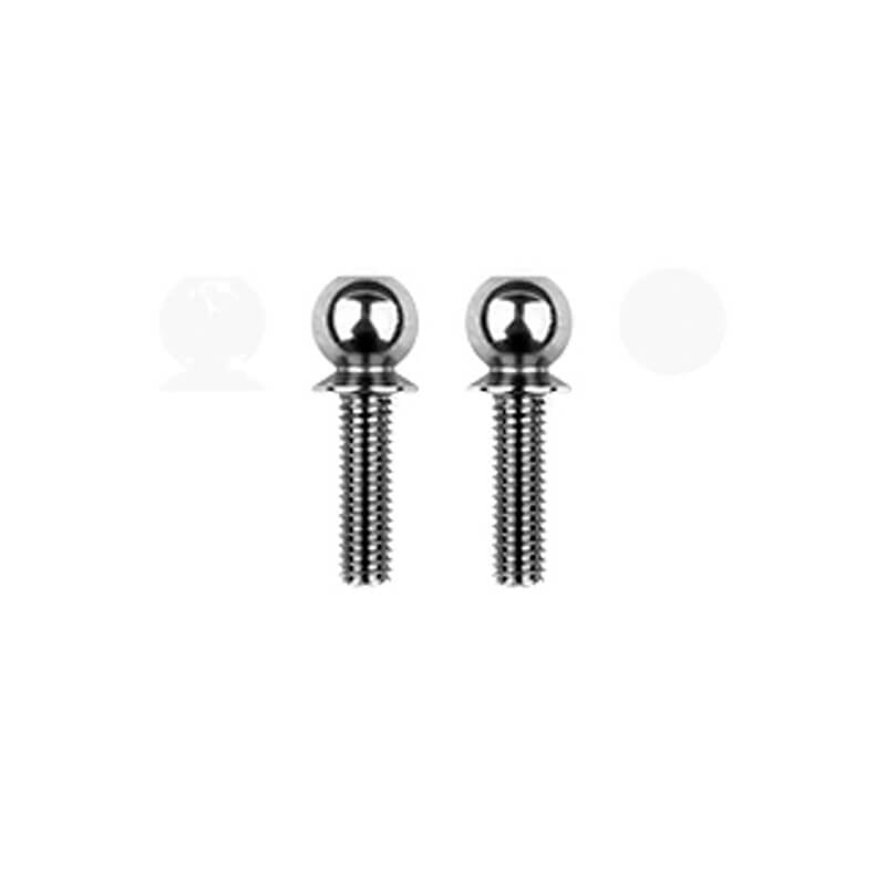 TEAM ASSOCIATED FT HD TITANIUM BALLSTUDS SHORT, 10MM