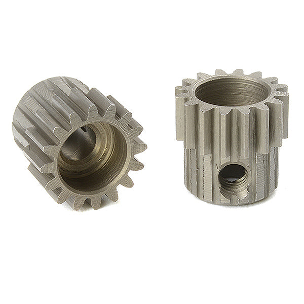 CORALLY 48 DP PINION SHORT HARDENED STEEL 16 TEETH SHAFT DIA. 3.17mm