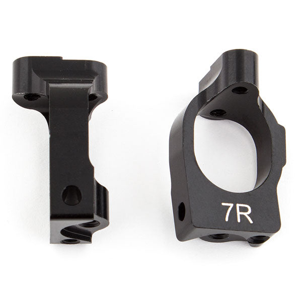 TEAM ASSOCIATED B64 ALUMINUM CASTER BLOCKS, 7 DEG.