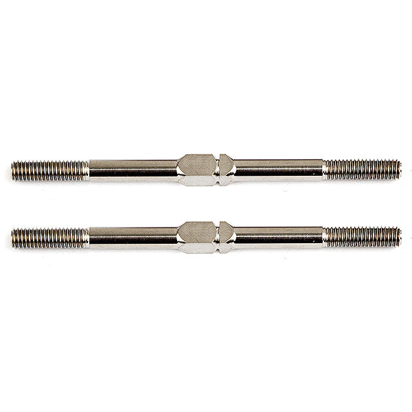 Team Associated FT Titanium Turnbuckles 3x51mm Silver (2)