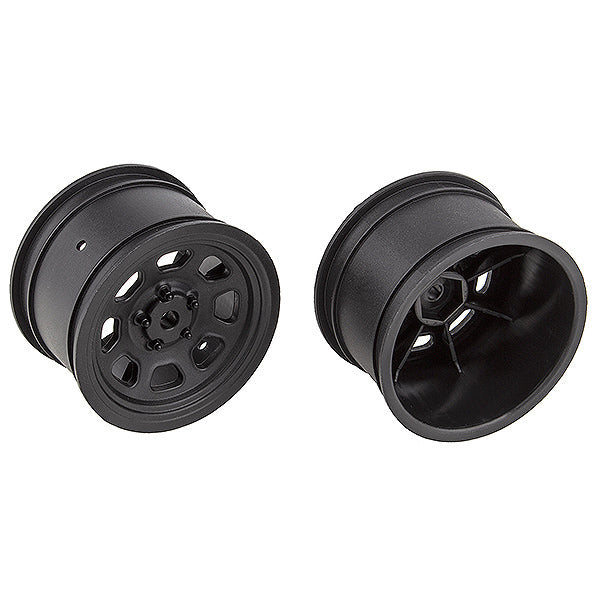 TEAM ASSOCIATED SR10 REAR WHEELS BLACK