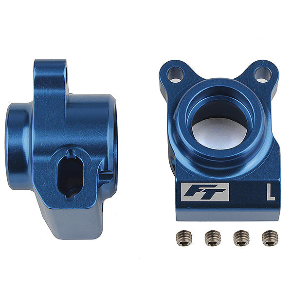 TEAM ASSOCIATED FT B6.2/B6.3 REAR HUBS BLUE ALUMINIUM