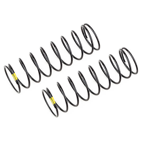 TEAM ASSOCIATED 13MM REAR SHOCK SPRINGS YELLOW 2.3LB/IN, L61, 9.5T, 1.2D