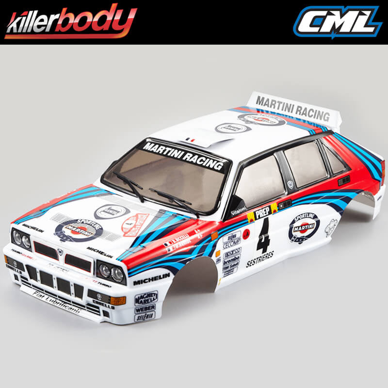 KILLERBODY LANCIA DELTA HF INTEGRALE 190MM FINISHED BODY RALLY