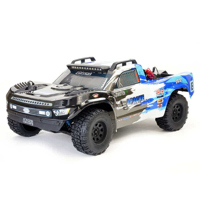 FTX APACHE 1/10 BRUSHLESS TROPHY TRUCK RTR - BLUE