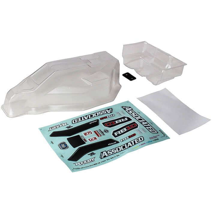 TEAM ASSOCIATED RB10 RTR BODY &amp; WING CLEAR