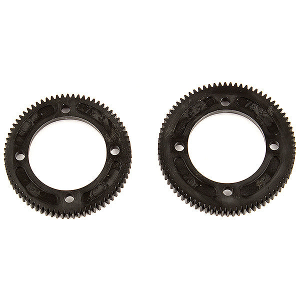 TEAM ASSOCIATED B74 CENTRE DIFF SPUR GEARS, 72/78 TOOTH