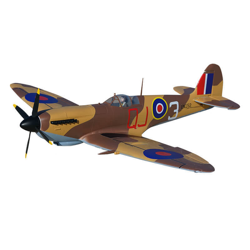 XFLY SUPERMARINE SPITFIRE MKIX BROWN 1200MM NO LANDING GEAR WITHOUT TX/RX/BAT XF123P-B-NG