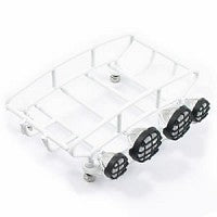 FASTRAX ROUNDED LUGGAGE TRAY w/LED &amp; LIGHTS (SM/WHITE)