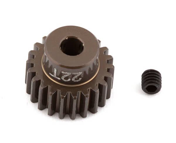 ASSOCIATED FACTORY TEAM ALUM. PINION GEAR 22T 48DP 1/8&quot;SHAFT