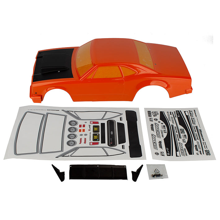 TEAM ASSOCIATED DR10 REAKT DRAG BODY SHELL ORANGE