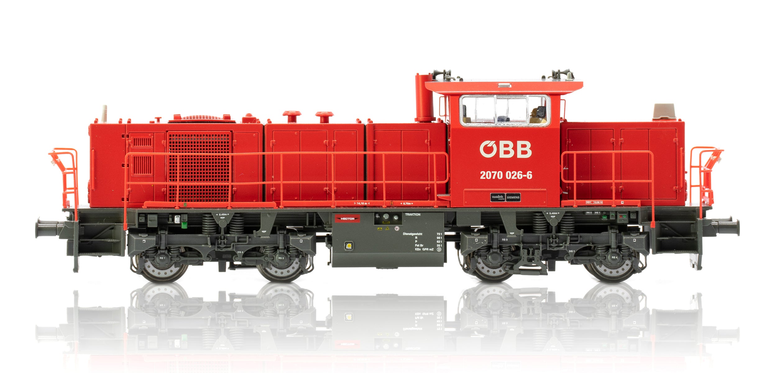 Jagerndorfer OBB Rh2070.026 Diesel Locomotive V (DCC-Sound) JC20772