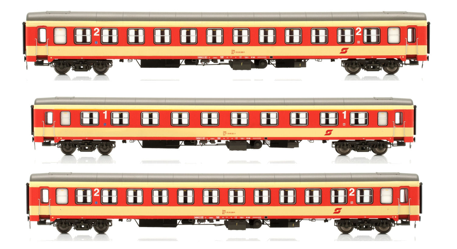 Jagerndorfer OBB UIC-X Coach Set (3) IV JC90502