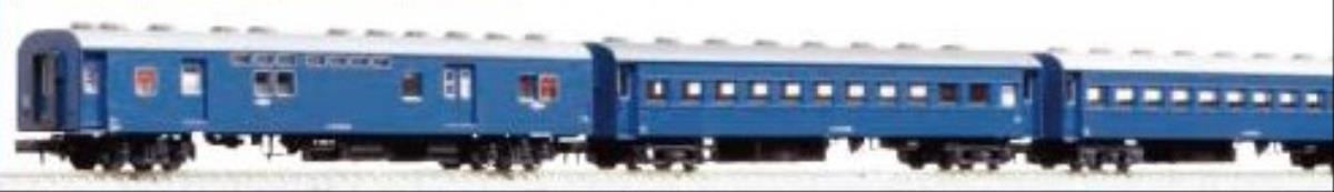 Kato (Japan) JR Old Model Coach Set Blue (4) K10-034-1
