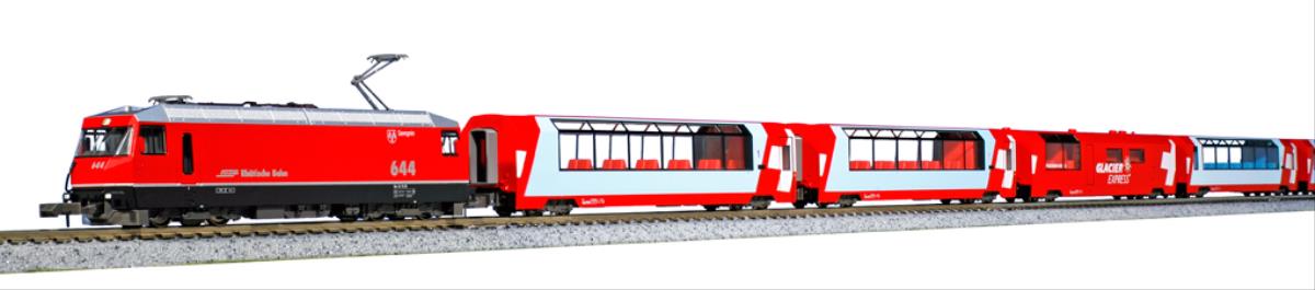 Kato (Europe) RhB Ge4/4 III Glacier Express Electric Train Pack K10-1816