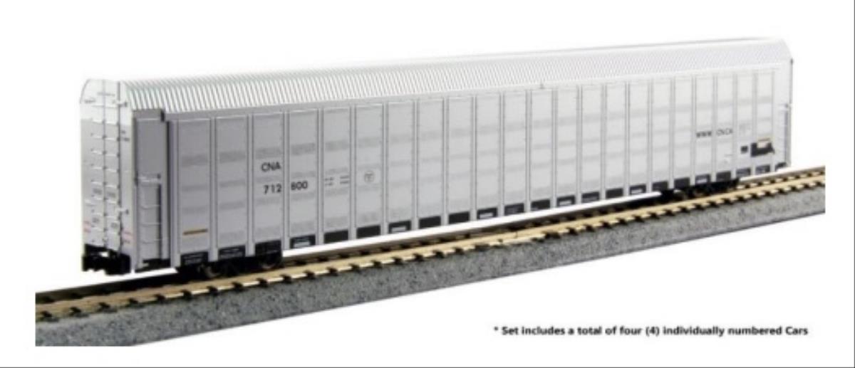 Kato (USA) Autorack Wagon Set (4) Canadian National 712846/849/853/952 K106-5509