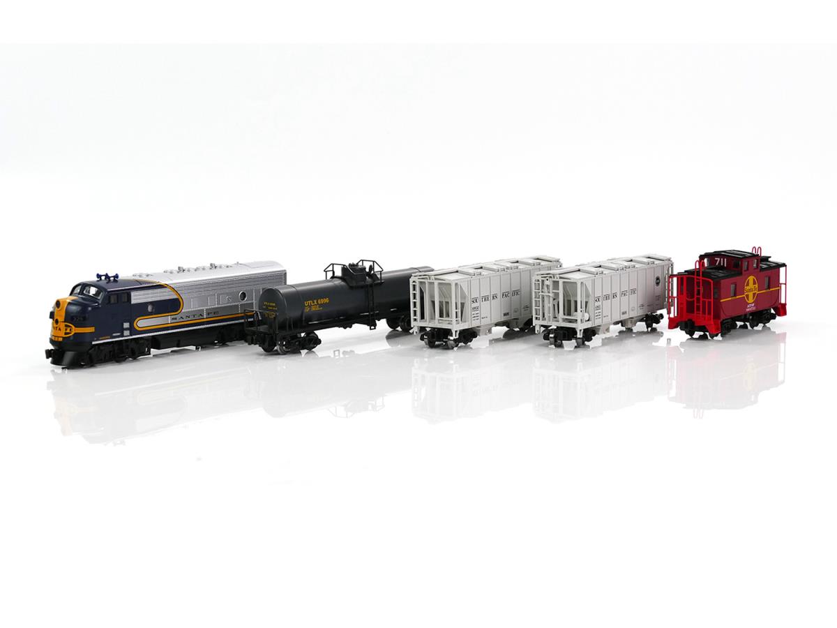 Kato (USA) AT&SF Bluebonnet EMD F7 Freight Train Set K106-6273
