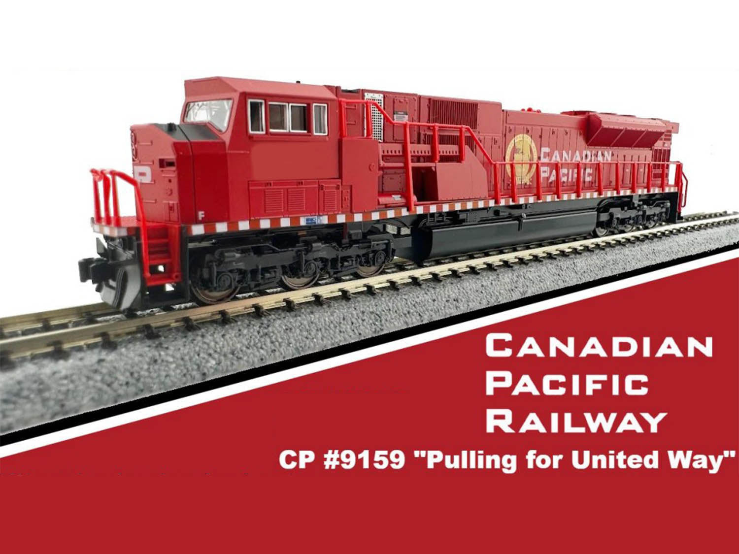 Kato (USA) EMD SG90/43MAC Canadian Pacific 9159 (DCC-Sound) K176-5628-S