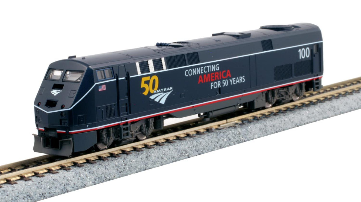 Kato (USA) P42 Loco Amtrak 100 Midnight Blue w/50th Logo K176-6035