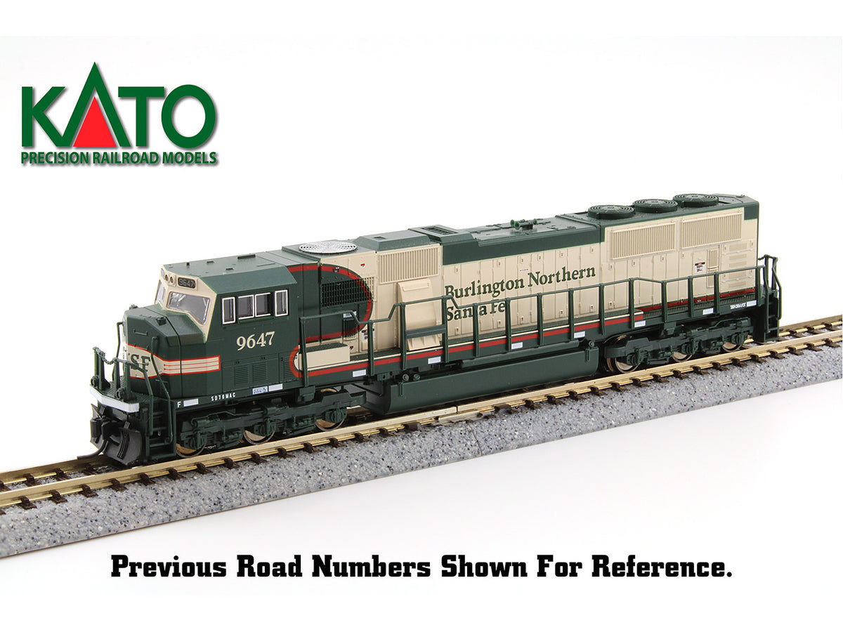 Kato (USA) EMD SD70MAC BNSF Merger Scheme 9647 K176-6503