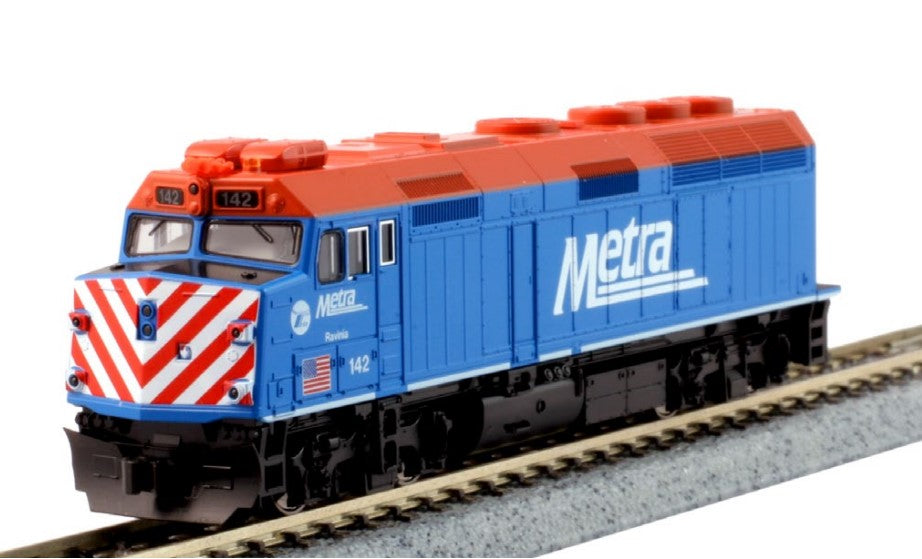 Kato (USA) EMD F40PH Chicago Metra 157 &#39;City of Palatine&#39; K176-9107