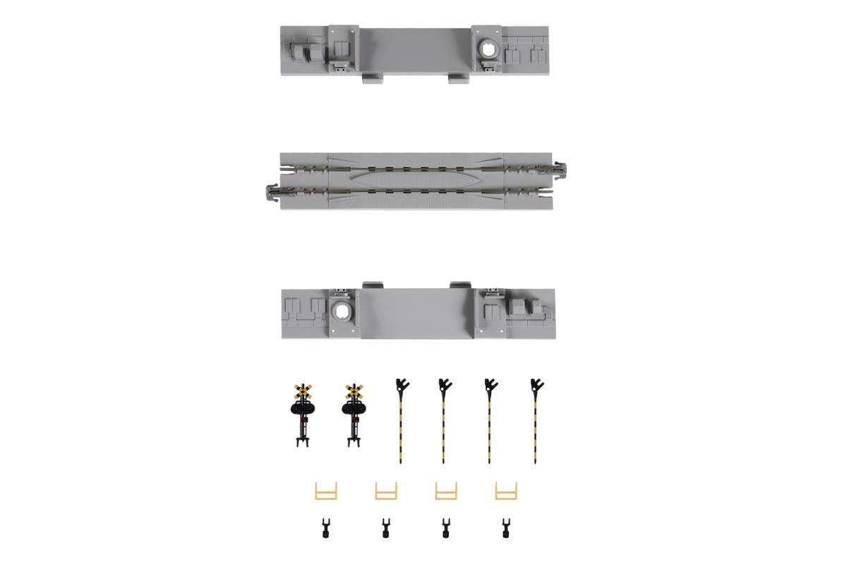 Kato (Unitrack) Unitrack (S124C) Straight Level Crossing Track 124mm K20-027